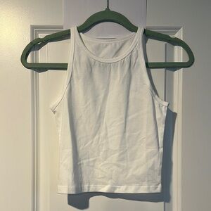 Classic White Racerback Tank Top